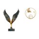 thumbnail image 1 of Escultura De Cristal Radiante Con Alas, Figura De Metal Feng Shui, Adorno Para Escritorio, Pasillo, Chimenea, Dormitorio, Sala De Estar, Oficina, Decoración., 1 of 8