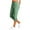 Army Green, variant on Wenyuyu Women's Capri Leggings Hight Waist Side Button Decor Comfy Solid Sweatpants Retro Embroidered Joggers Cropped Pants Wine 3XL