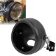 thumbnail image 1 of 5.75 5 3/4 pulgadas negro LED motocicleta faro carcasa cubo compatible con Shadow Yamaha Cafe Racer Bobber Cruiser Suzuki Kawasaki, 1 of 5
