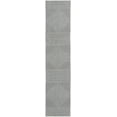 thumbnail image 2 of Unique Loom Outdoor Modern Collection Area Rug - Achromatic (2' 7" x 12' Runner White and Black), 2 of 6