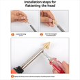 thumbnail image 2 of 5PCS Plastic Welding Tips,Soldering Iron Tips,for Plastic Welding, Tank,Car Bumper Dashboard Kayak Repair,2 x Soldering Iron Tips 2 x triangular plastic welding tips 1 x plastic welding boot tip, 2 of 8