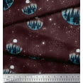 thumbnail image 3 of Soimoi Silk Fabric Tree,Moon & Sacred Geometry Galaxy Decor Fabric Printed Yard 42 Inch Wide, 3 of 3