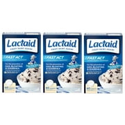 Lactaid Fast Act Chewables, Vanilla Twist, 60 Count, Pack of 3 - Lactose Intolerance Relief