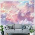 thumbnail image 4 of ONETECH  Pink Cloud Tapestry Colorful Abstract Clouds Natural Landscape Tapestries Wall Hanging for Bedroom Living Room Teen Dorm Indie Decor Poster Blanket, 4 of 6