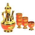 thumbnail image 2 of Golden Offering Cup and Kettle Set for Temple Use and Home Storage 1 Set, 2 of 5