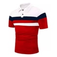 thumbnail image 1 of Playeras Casual De Manga Corta A Rayas De Moda Para Hombre, 1 of 4