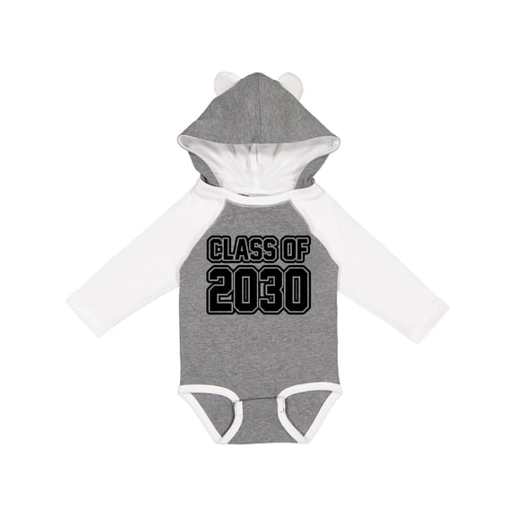 Inktastic Class of 2030 Boys or Girls Long Sleeve Baby Bodysuit