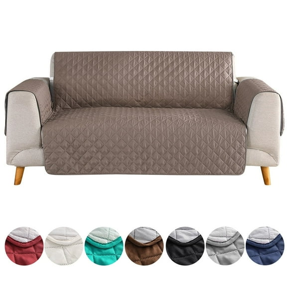 CHOK 1/2/3 Seater Waterproof Non-slip Pet Slipcover Loveseat Sofa Cover Mat Furniture Protector for Dogs/Cats Seat Arms
