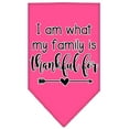 thumbnail image 3 of Pet and Dog Bandana Screen Printed, "I Am What My Family Is Thankful For", 3 of 10