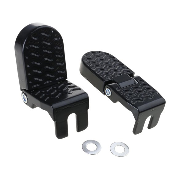 NonSlip Bicycles Footrest Aluminium Alloy Bike Rear Wheel Folding Pedal