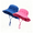 Blue,Pink, variant on UPF 50+ Beach Baby Sun Hat Sun Protection Cute Wide Brim Summer Toddler Girl Boy Bucket Hats with Neck Flap