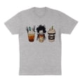 thumbnail image 1 of Scissors Coffee Halloween Shirt Unisex Large Grey, 1 of 5