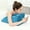 Blue-B, variant on Memory Foam Ergonomic Rest Pillow – Prone Sleeping & Bed Reading Pillow, Back Pain & Acid Reflux Support, Massage-Friendly with Removable Cover