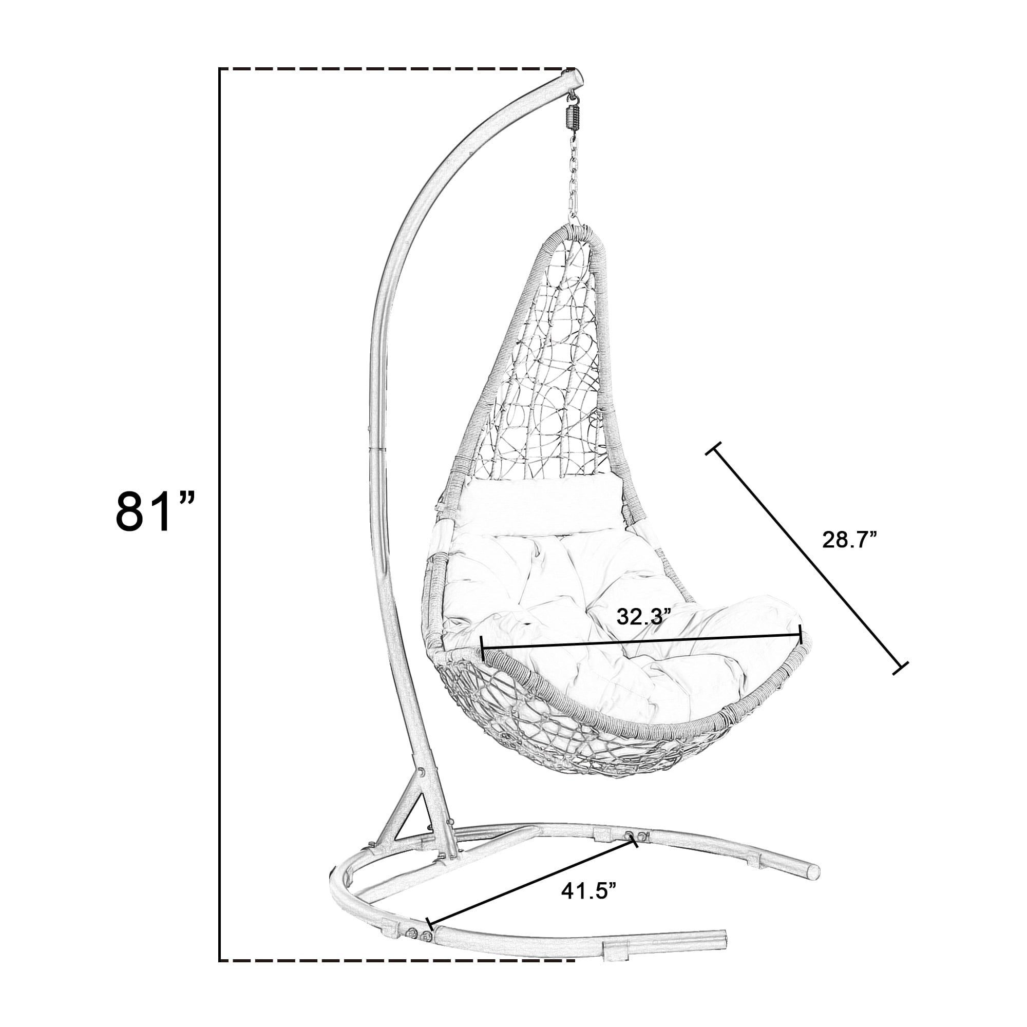 Hanging chair amart sale