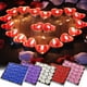 thumbnail image 1 of Fiudx Velas Románticas de Cera para Té, 50 Velas Perfumadas En Forma de Corazón, Combustión Limpia, Diseño Seguro, Decoración para Fiestas de Cumpleaños, Ambiente de Hotel, Duración de Combustión de, 1 of 5