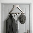 thumbnail image 5 of erfcxs 6 Hooks Over The Door Coat Rack Heavy Duty Door Hook No Drill Gunmetal Gray 7.7 X 16.6 In, 5 of 9