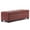 Red, variant on Faux Leather Storage Bench in Cream