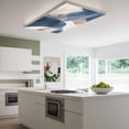 thumbnail image 3 of Navy Blue Geometric Magnetic Fluorescent Light Covers for Ceiling Lights 2 x 4 Feet, Abstract Art Modern Office Classroom Kitchen Drop Ceiling Light Covers Lighting Filters Shade Panel 2 Packs, 3 of 9