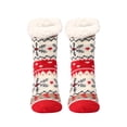 thumbnail image 2 of Lilgiuy Women Christmas Socks Winter Soft Warm Cozy Plush Slipper Socks Thicken Anti-slip Knit Sleeping Socks for Xmas Gifts, 2 of 2
