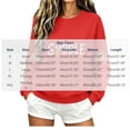 thumbnail image 3 of Vynhevius Women's Thanksgiving Sweatshirt Crew Neck Long Sleeve Loose Casual Pullover Top, 3 of 5