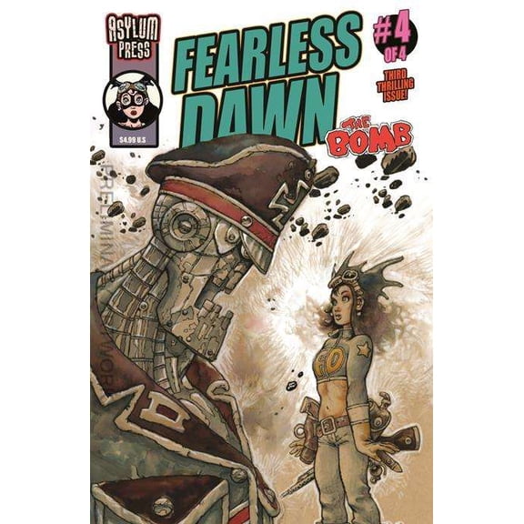 Fearless Dawn: The Bomb #4A VF ; Asylum Comic Book