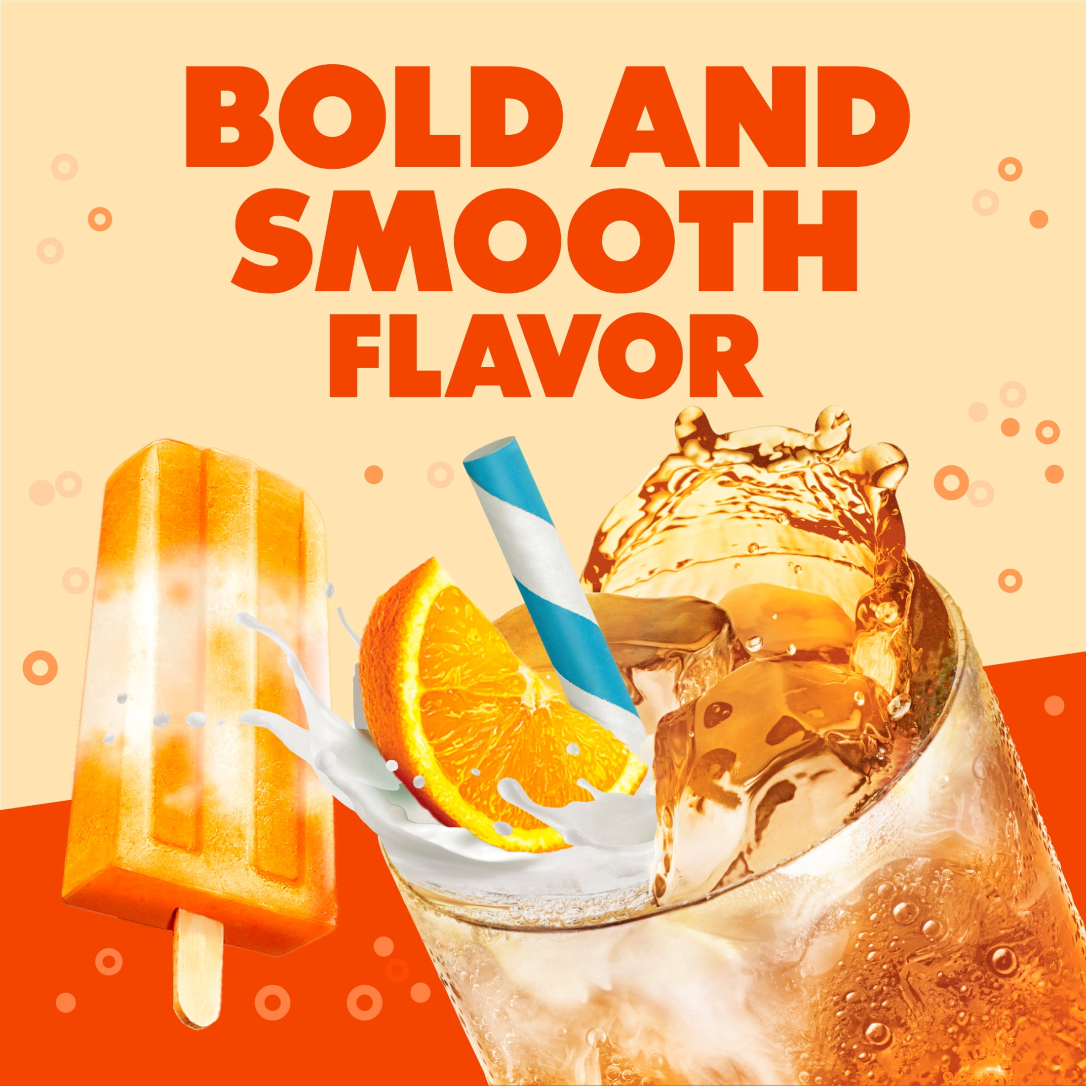 Coffee mate Dirty Soda Creamer, Orange Crème Pop Flavored Liquid Creamer, Mix with Crush Orange 8 fl oz
