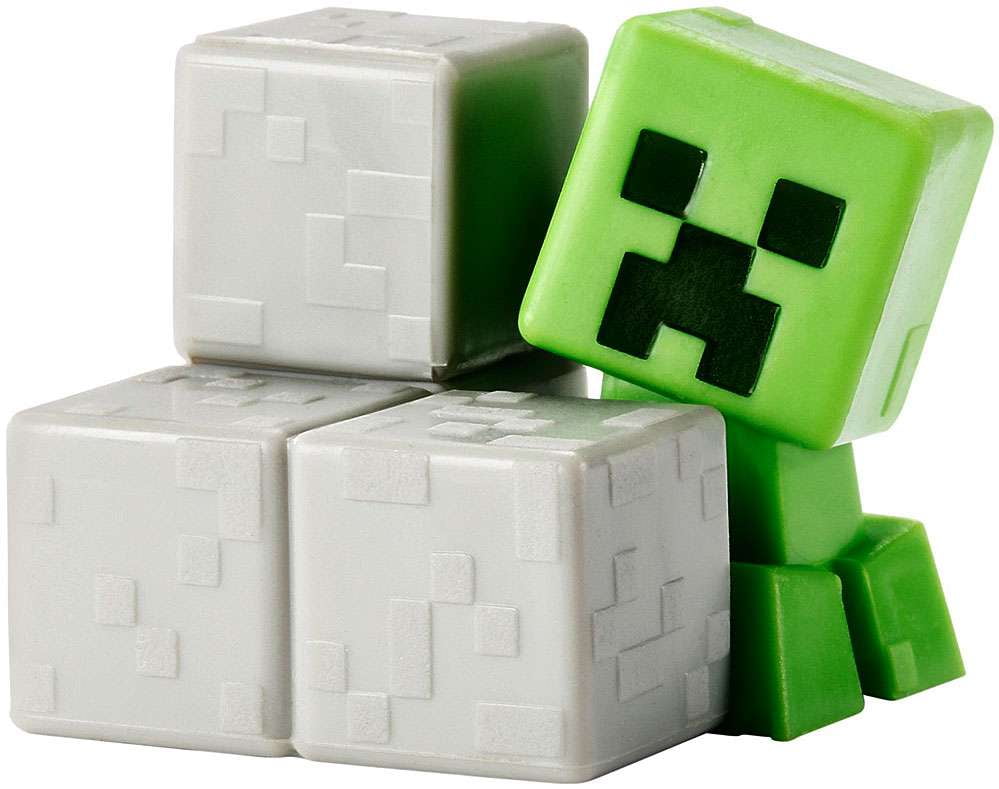 Minecraft Minifigure Minecarts Series 1 Mystery Minis Creeper Figure NEW 