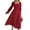 06-Red Floral, variant on AUSDIOCA Puff Long Sleeve Maxi Dress for Women Casual Square Neck Garden Party Floral Dresses for Summer or Spring