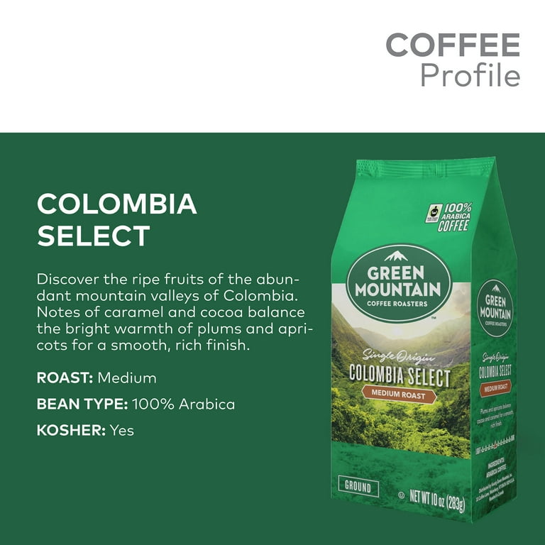 Green Mountain Coffee Roasters, Colombia Select, Ground Coffee