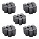 thumbnail image 1 of 40 Piezas Tapas de Válvula de Vástago de Neumático Cubiertas de Válvula de Rueda Tapa de Neumático Una Prueba de Polvo para AutomóVil, Forma Hexagonal Gris Titanio, 1 of 5