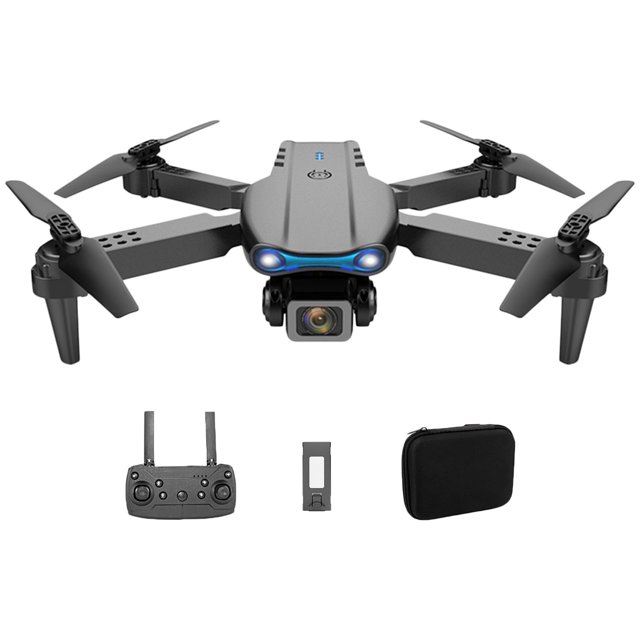 Sywqhk WLR/C 4K Dual HD Cámara FPV 2.4GHz 4CH RC Quadcopter con batería (Negro)