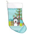 thumbnail image 1 of Christmas Tree & Alaskan Malamute Christmas Stocking, 1 of 1