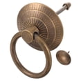 thumbnail image 1 of LOLIPPYY 1Ensemble Porte Ronde en Laiton Doré pour Sécurité Porte d'Entrée 10.8x3.9in, 1 of 8