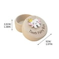 thumbnail image 3 of SPOORYYO Cute Wooden Tooth Box for Baby's Lost Teeth - Growth Gift and Keepsake Storage for Boys and Girls, 3 of 8