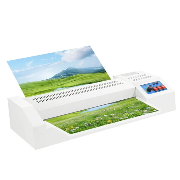 Miumaeov Thermal Laminator,Adjustable Temperature 12-Inch Thermal Lamination 4 Roller Hot Cold Film Laminate for Large Offices, Homes