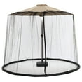 thumbnail image 1 of CEHVOM Black Patio Umbrella Mosquito Netting, With Double Zipper Door, Polyester Mesh Net Screen Universal For Almost Outdoor Market Table Umbrellas & Cantilever Offse Clearance, 1 of 1