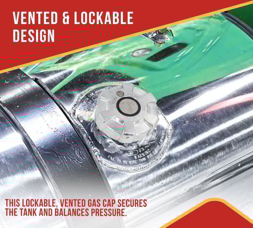 thumbnail image 4 of 2 Pack 4" Fuel Tank Cap Fits and Rubber Gasket Seal, 13" Safety Chain w/ 8" Bail & Two Keys for Mack/International 9200, 9400, 9600, 9900 Models Replaces OEM 600180, 600181-6, 4 of 13