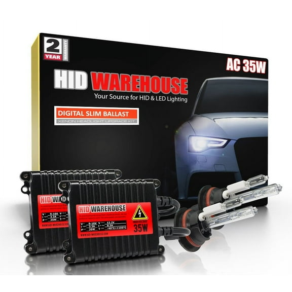 HID-Warehouse AC 35W HID Kit Xenon Light Headlight  9004 30000K - Deep Blue