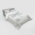 thumbnail image 3 of Ambesonne Dragonfly Bedding Set 3 Pcs, Royal Rose Petals, Twin, Black Pale Blue, 3 of 3