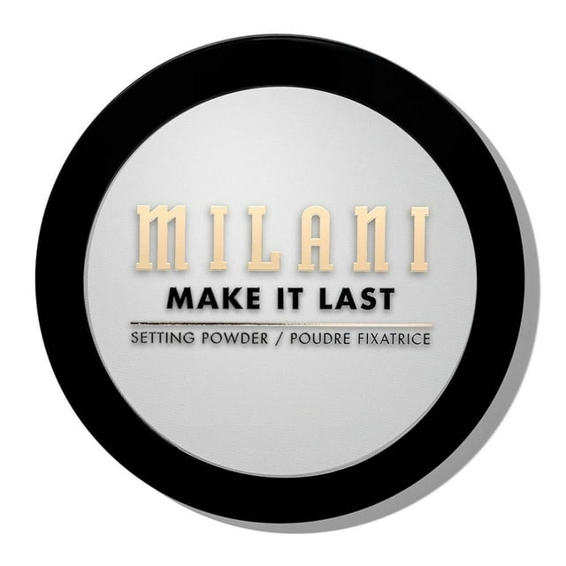 Polvo fijador Milani matificante make it last blanco microfino 8 g