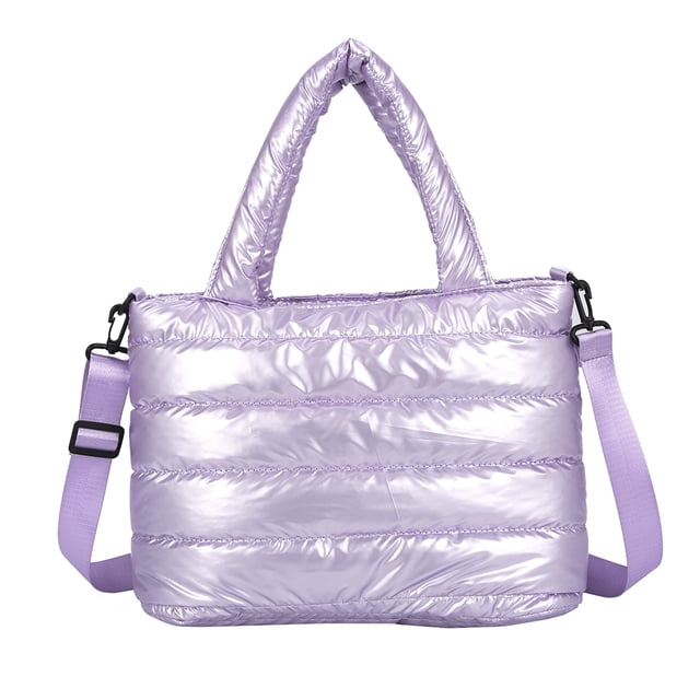 Bolso de nailon Vintage para mujer versátil con hilo bordado con asa superior para compras de viaje y ocio