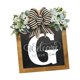 thumbnail image 5 of Letrero de bienvenida de madera Decoración para el hogar Letreros de puerta de porche Letrero de letras de suspensión de madera para boda de invierno G mayimx cartel de bienvenida, 5 of 9