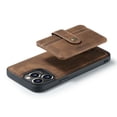 thumbnail image 6 of SaniMore for iPhone 14 Pro Max 6.7" Magnetic Clasp Detachable Wallet Case, Premium PU Leather Case with Card Slot Shockproof Protective Case for iPhone 14 Pro Max Women Men, Brown, 6 of 8