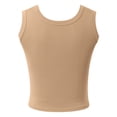 thumbnail image 4 of MIXUE Tank Top for Women Summer Solid Color Strappy Square Collar Padded Sleeveless Outdoor Camisole Vest Womens Tank Tops Sportwear,Brown,One Size, 4 of 8
