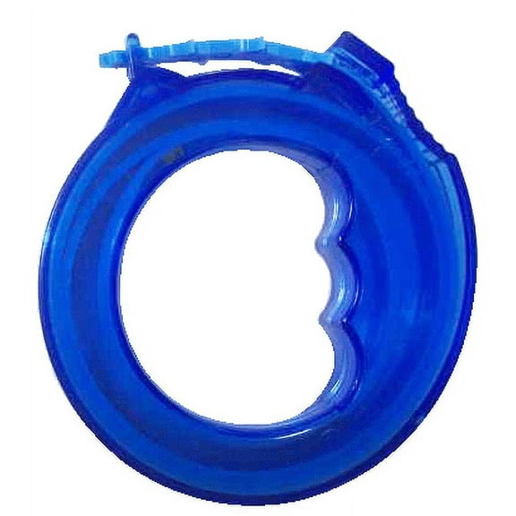 THEWORKS® Blue Encased Drain Snake with Safety Lock and Easy Grip Design for Efficient Clog Removal
