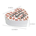 thumbnail image 5 of Koyal Wholesale Valentine's Day Heart Shaped Gift Box with Lid, Funny I Love You Berry Much, Reusable Heart Box, 1-Pk, 5 of 5