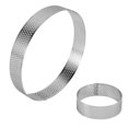 thumbnail image 3 of Juego de 12 Anillos Perforados para Tarta, Molde de Acero Inoxidable Resistente Al para Pasteles, 3 of 5
