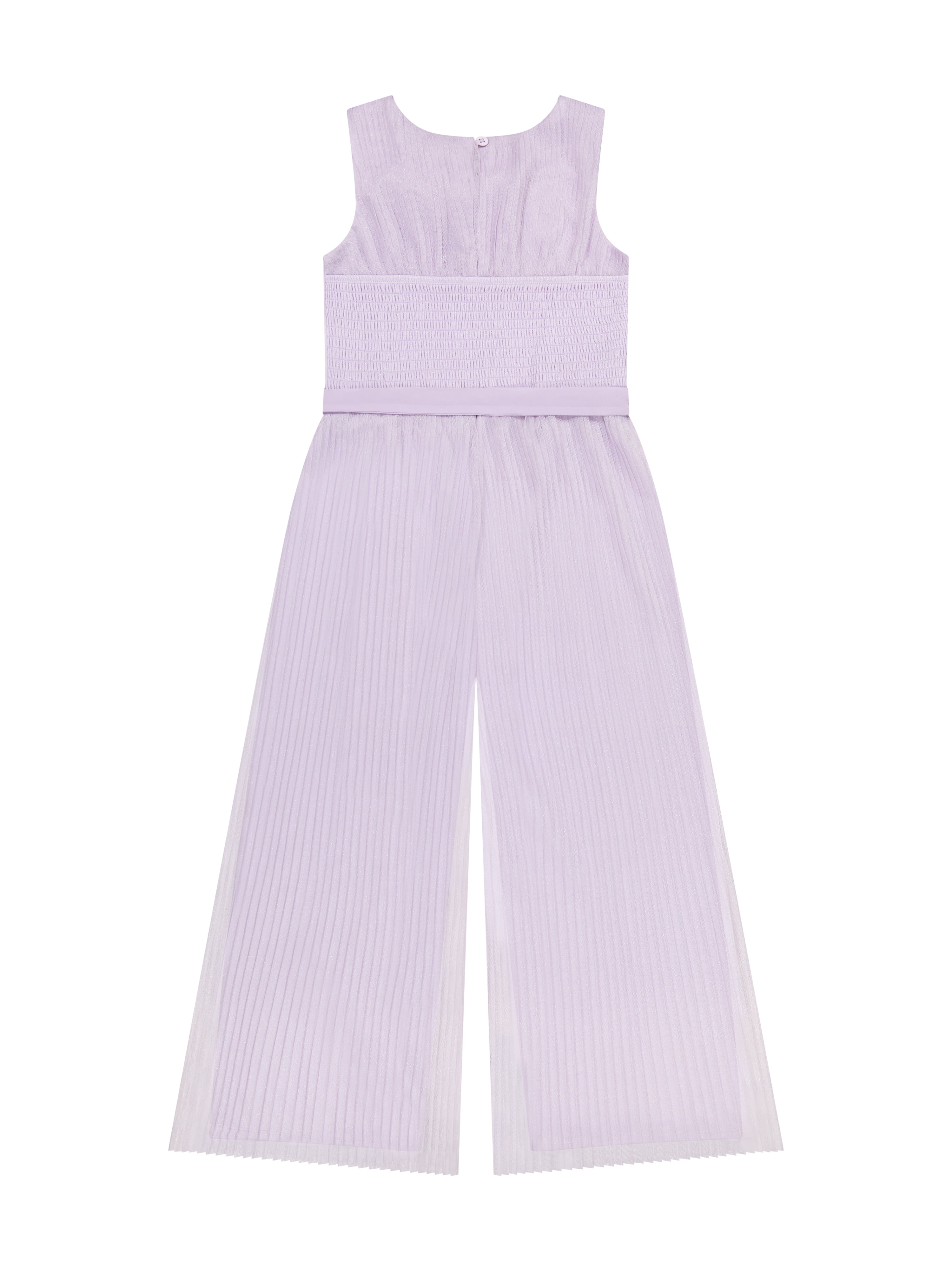 Kensie Girl Sleeveless Pleated Lurex Mesh Jumpsuit, Sizes 4-16