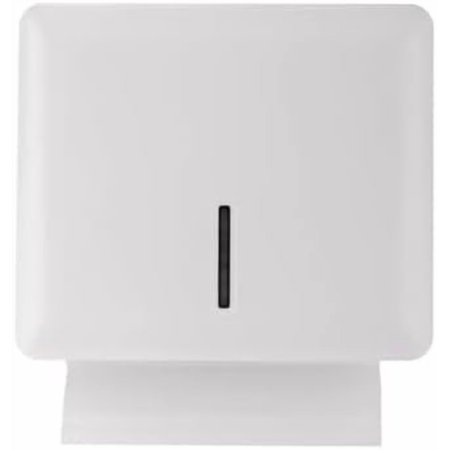 Multifold Paper Towel Dispenser Wall Mount (White) Folded Hand Towel Dispenser for Bathroom/Restroom Commercial Paper Towel Holder Trifold Paper Towels Dispenser by