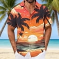 thumbnail image 2 of Awdenio Mens Shirts Hawaiian Shirt Short Sleeves Tropical Printed Casual Button Down Summer Beach Floral Shirts, 2 of 6